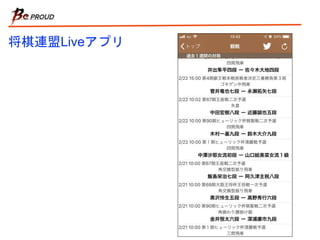 将棋連盟Liveアプリ
 