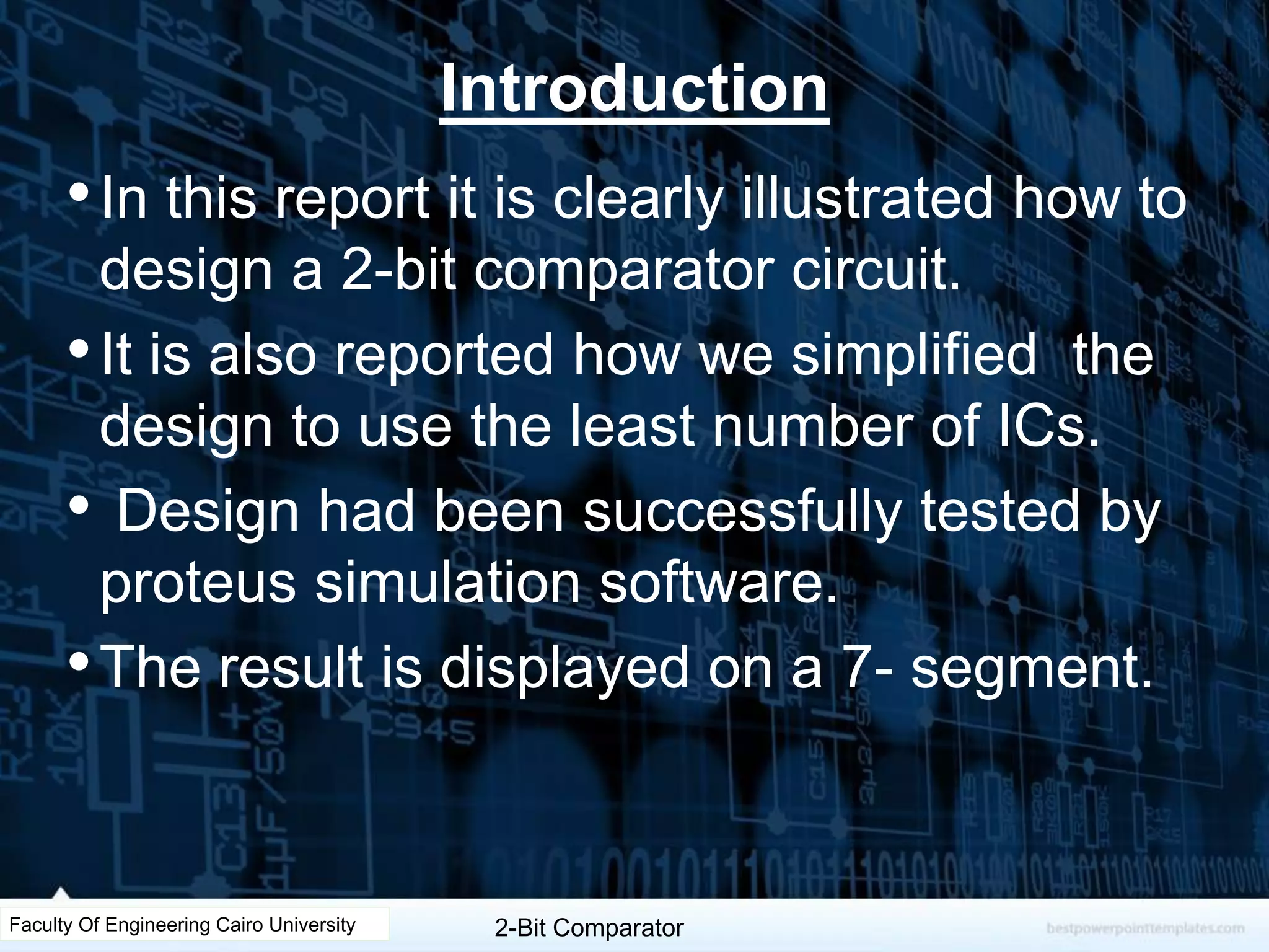 2-bit comparator | PPSX