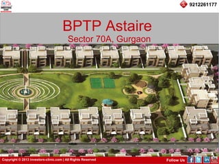 Copyright © 2013 investors-clinic.com | All Rights Reserved Follow Us
9212261177
BPTP Astaire
Sector 70A, Gurgaon
 