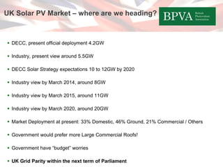 British Photovoltaic Association | PPTX