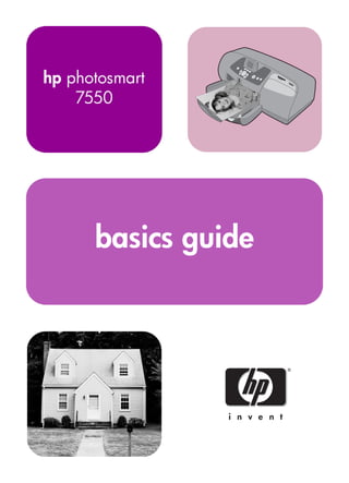 hp photosmart
7550
basics guide
 