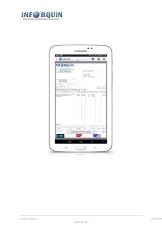 Manuel utilisation 12/06/2014l
Page 28 / 35
 