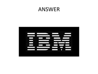ANSWER
 