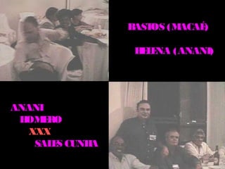 BAST (M
                      OS ACAÉ)

                   H L NA (ANANI)
                    EE




ANANI
 H E
  OM RO
   XXX
    SAL S CUNH
       E      A
 