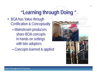 Key Bqa Practices Best Management Practices in Beef | PDF