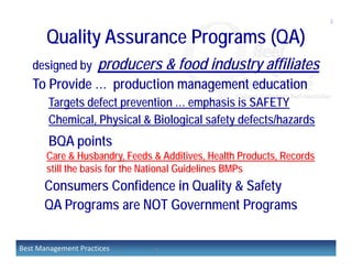 Key Bqa Practices Best Management Practices in Beef | PDF