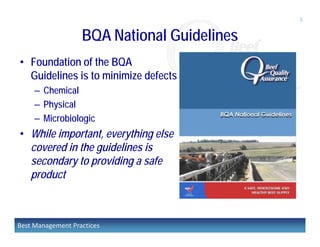 Key Bqa Practices Best Management Practices in Beef | PDF
