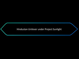 Hindustan Unilever under Project Sunlight
 