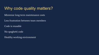 Code quality | PPTX