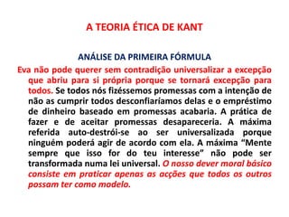 A teoria ética de kant | PPTX