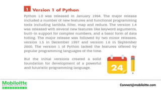 Evolution of python | PPTX