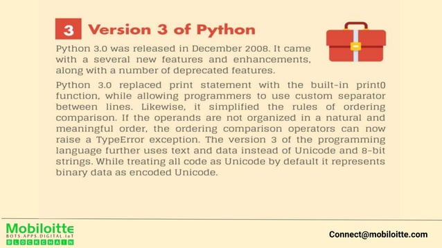 Evolution of python | PPTX
