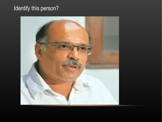 Identify this person?
 