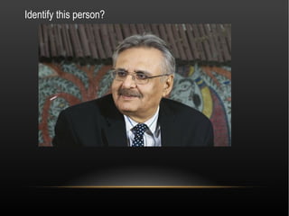 Identify this person?
 