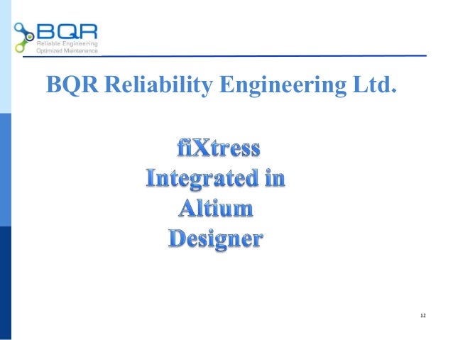 BQR fiXtress Altium Cooperation