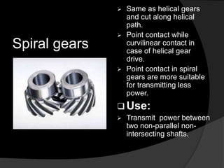 Types of gear drives | PPTX