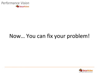 Now… You can fix your problem!
 