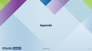 28
© 2024 IDTechEx
Appendix
 