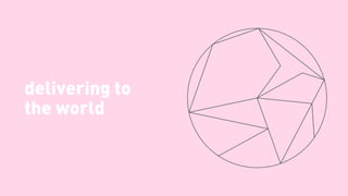 delivering to
the world
 