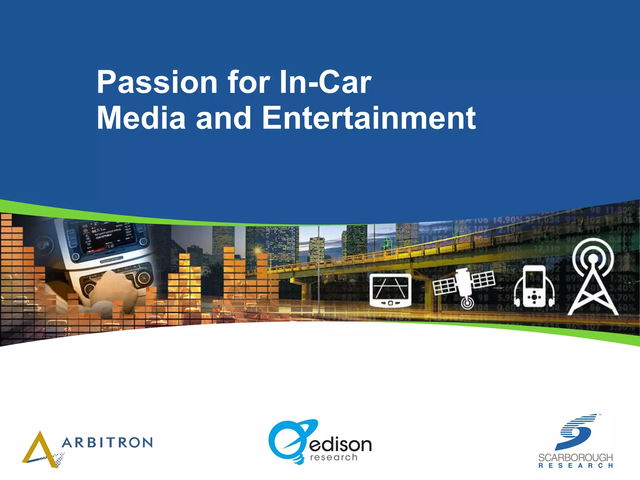Passion for In-Car  Media and Entertainment 
