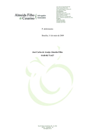 PETIÇÃO - RODOVIA BR 495