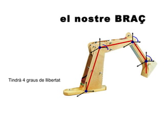 el nostre BRAÇ




Tindrà 4 graus de llibertat
 