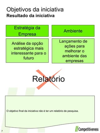 Trabalho em áreas especificas, designando um responsável por cada ação