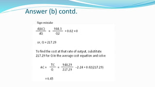 Answer (b) contd.
Sign mistake
 