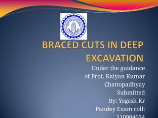 The design of a braced cut is a critical procedure in geotechnical ...