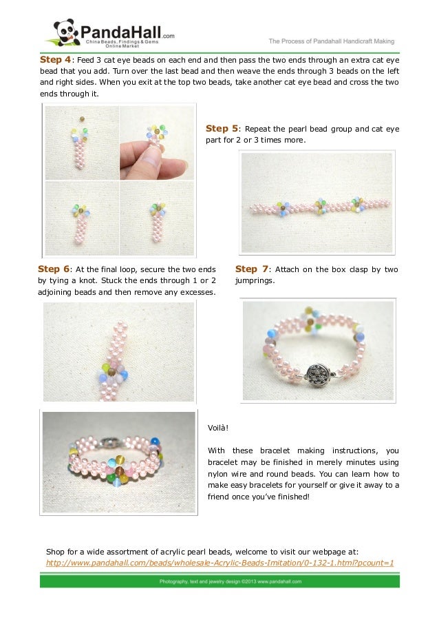 Bracelet making instructions how to make easy bracelets