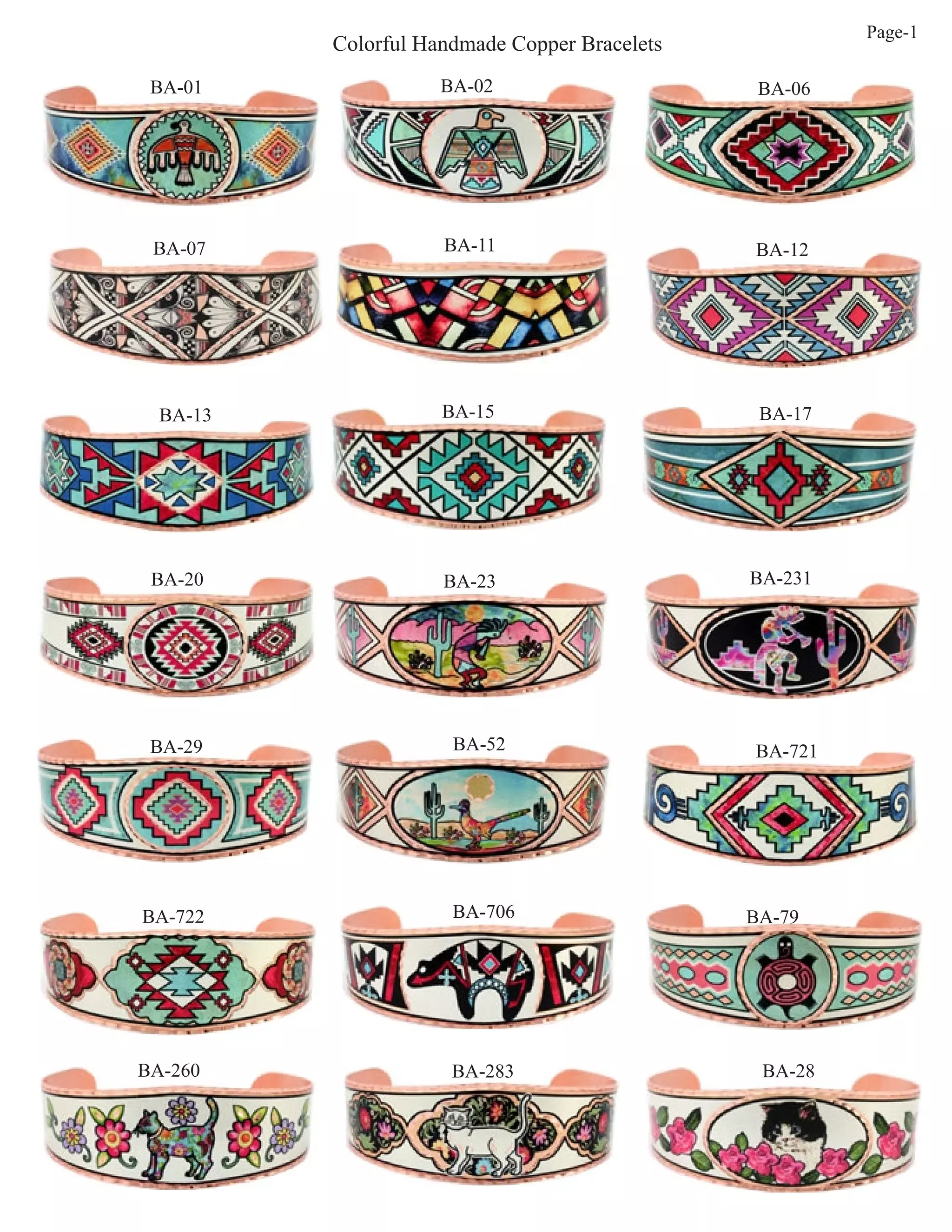 Southwest Native American Bracelets by Copper Reflections PDF