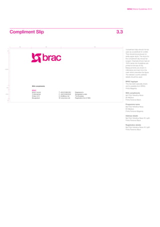Brac Letter BRAC Brand Guidelines | PDF