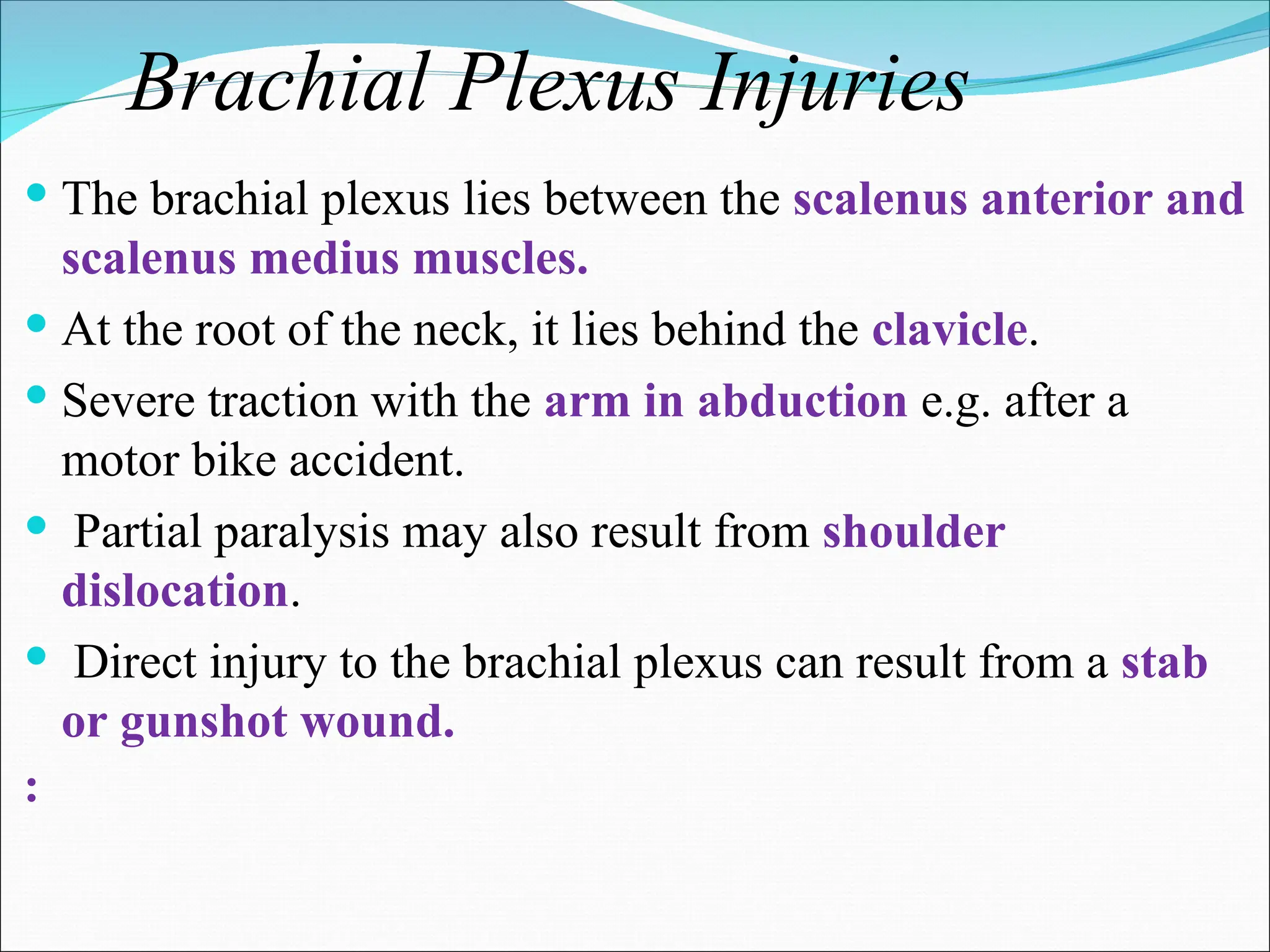 Brachial Plexus specifically in the sports | PPT