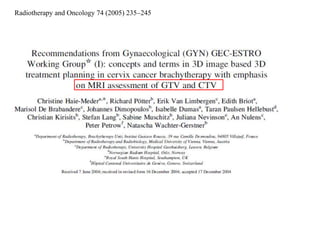 Radiotherapy and Oncology 74 (2005) 235–245
 