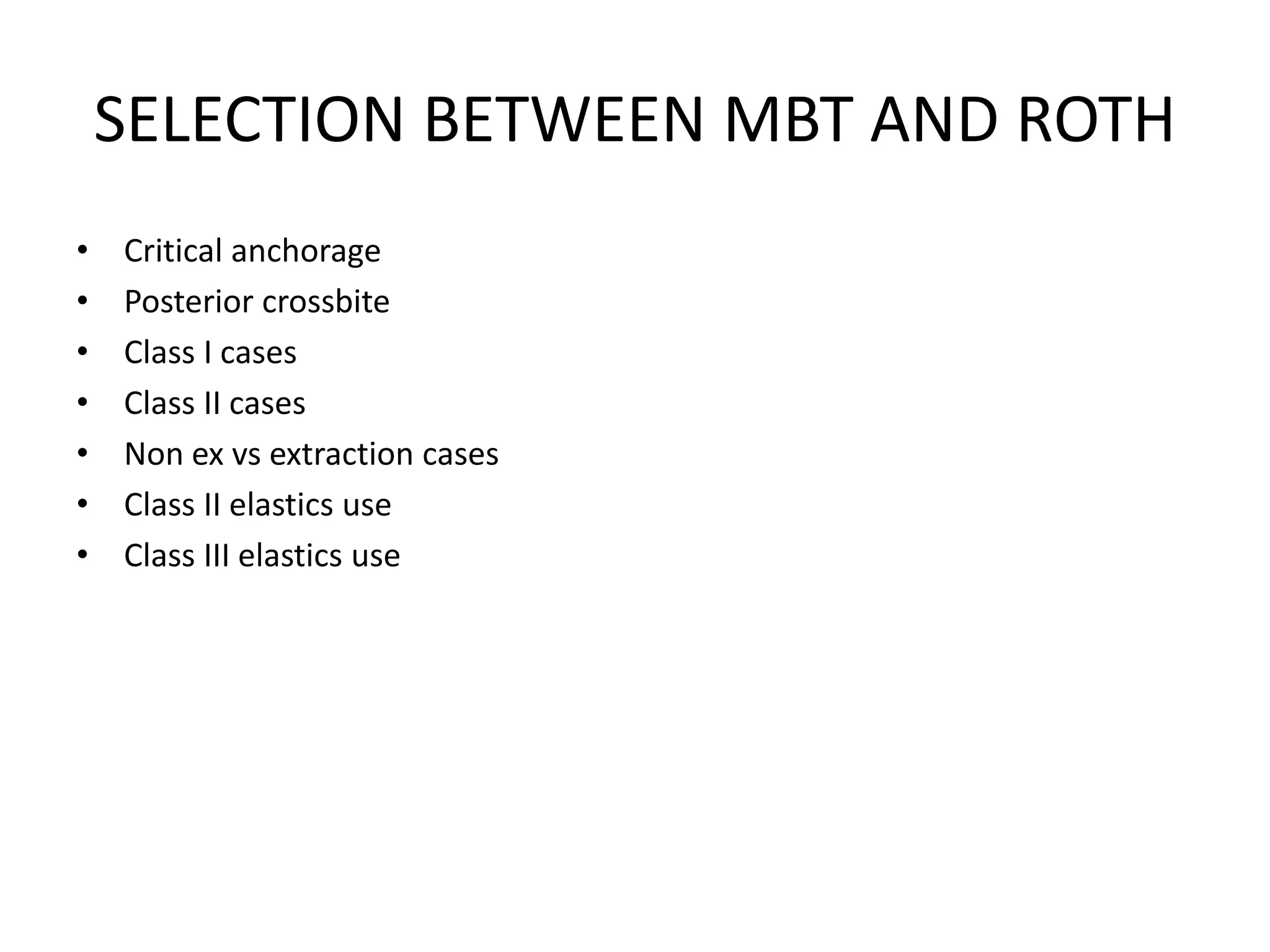 Bracket prescription(Orthodontics) PPT