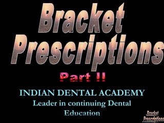 INDIAN DENTAL ACADEMY
Leader in continuing Dental
Educationwww.indiandentalacademy.com
 
