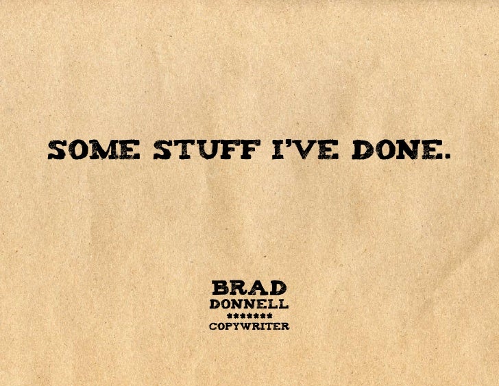 copywriter portfolio