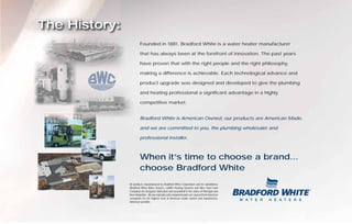 Bradford White develops new eF 120 series commercial gas water