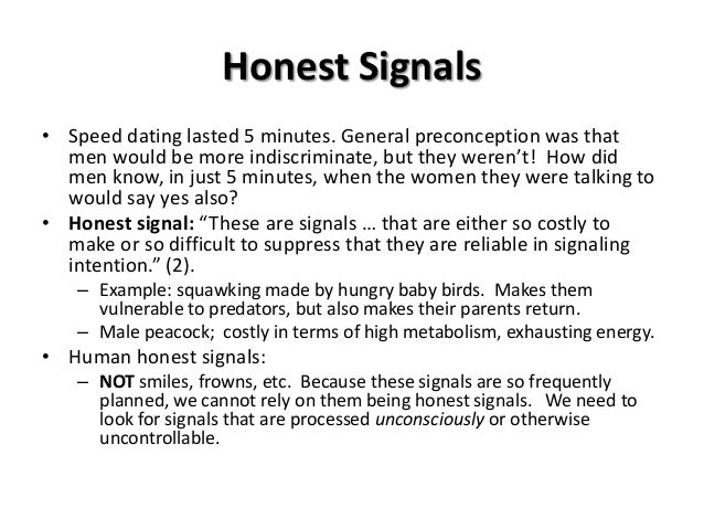 Honest trading signals