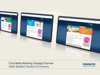 Cross Media Marketing Campaign Overview Client: Bradford Chamber of Commerce 