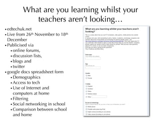 Informal Learning and Moodle