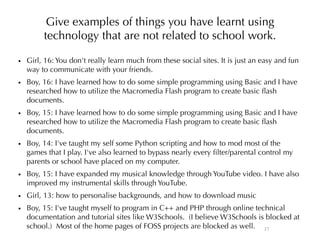 Informal Learning and Moodle