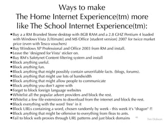 Informal Learning and Moodle