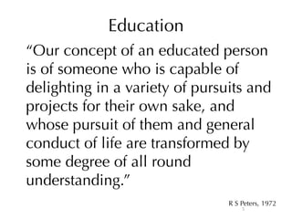 Informal Learning and Moodle