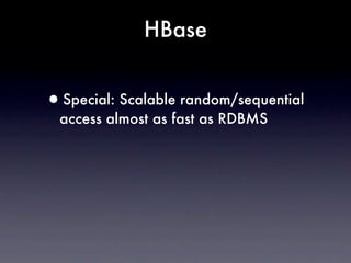 Building a Business on Hadoop, HBase, and Open Source Distributed Computing