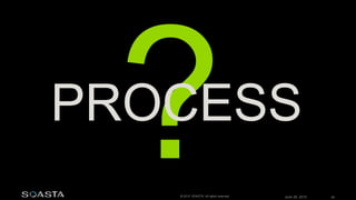 June 26, 2015 56© 2015 SOASTA. All rights reserved.
PROCESS
 