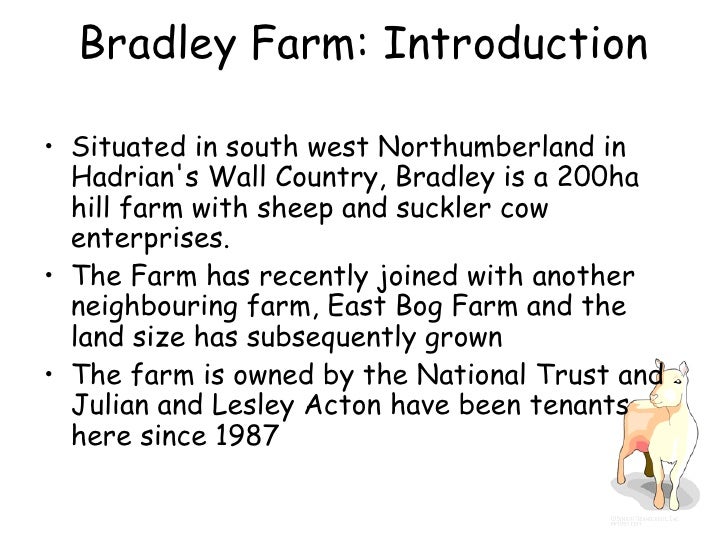 Bradley Farm Case Study