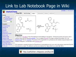 Link to Lab Notebook Page in Wiki 
