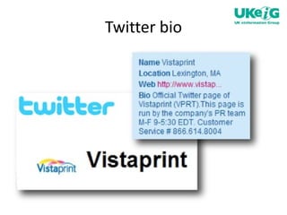 Twitter bio 