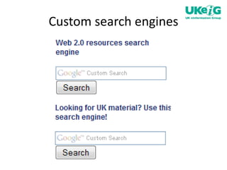 Custom search engines 